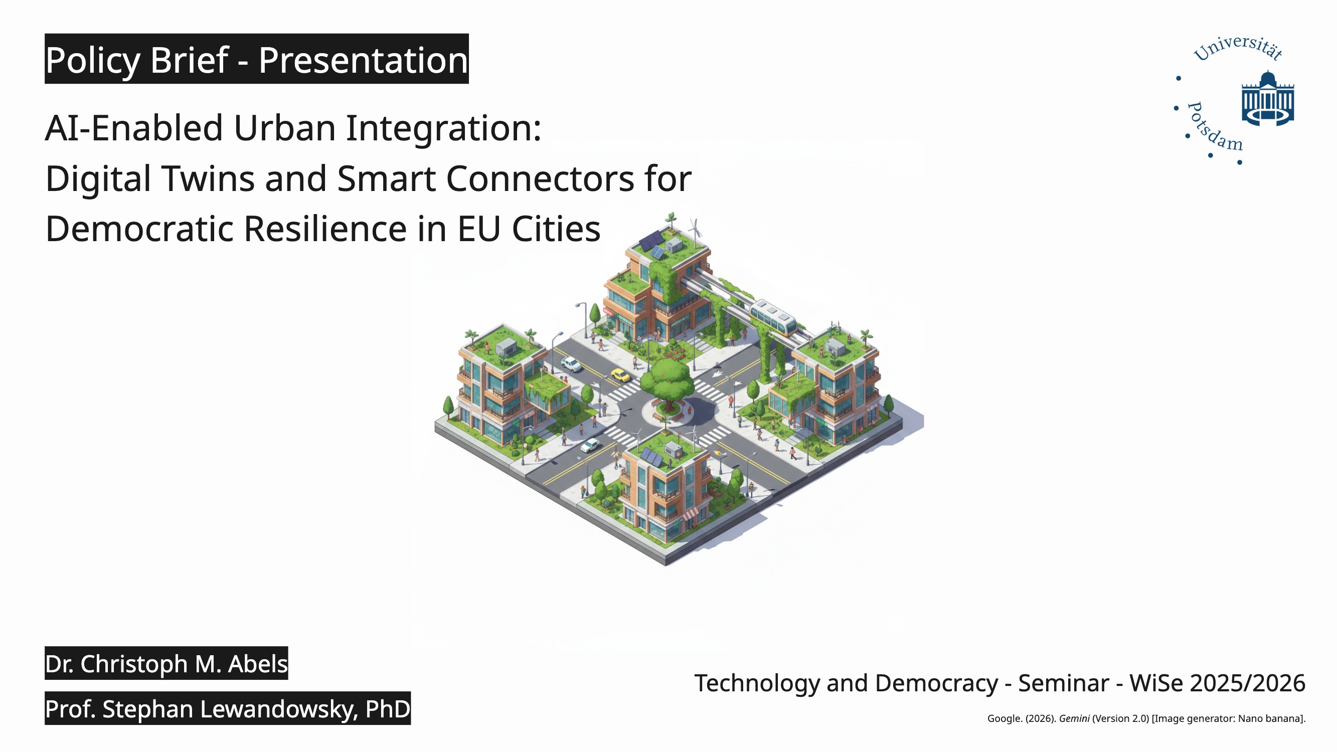 AI-Enabled Urban Connectors