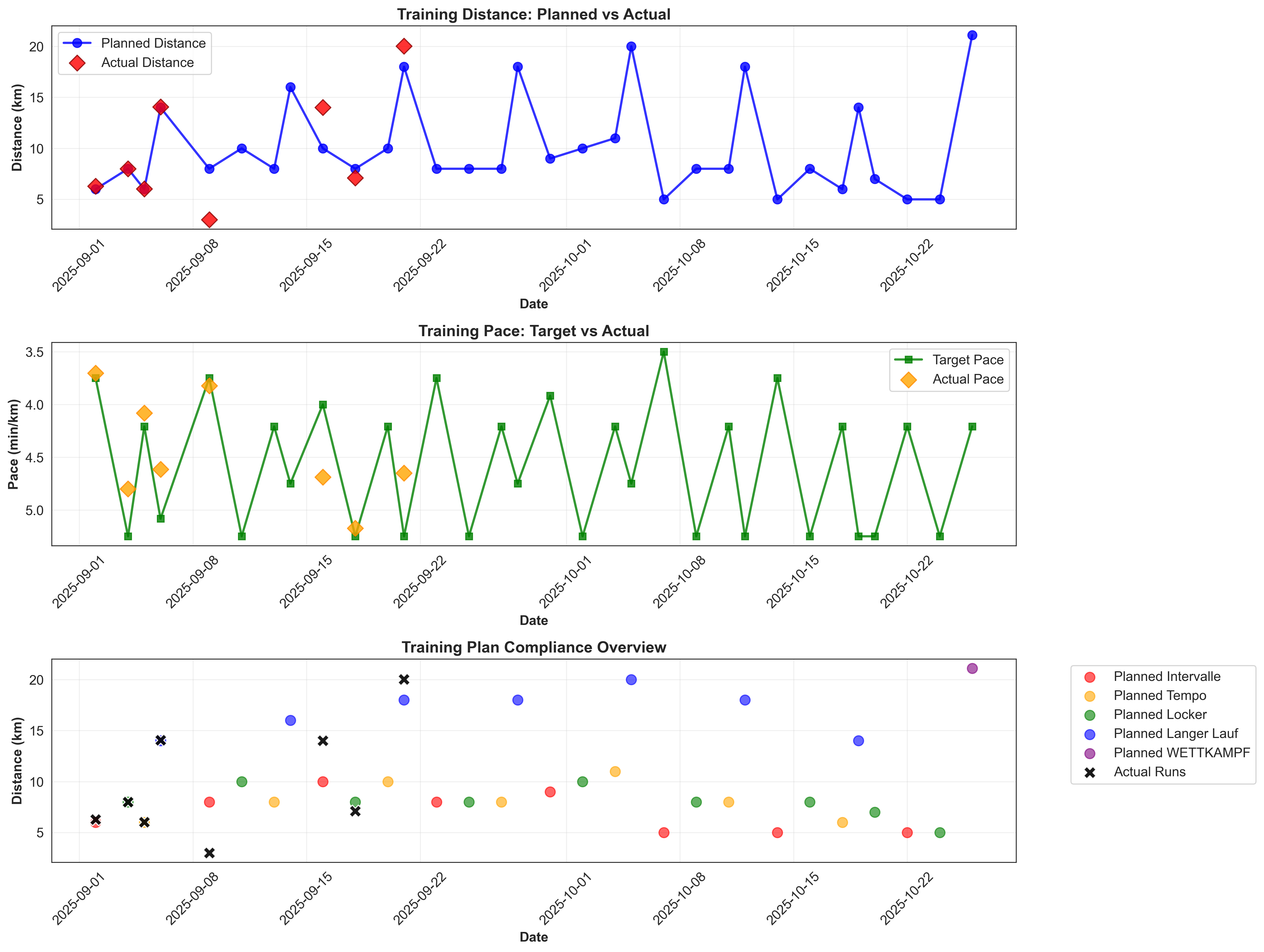 Training Plan vs Actual Performance